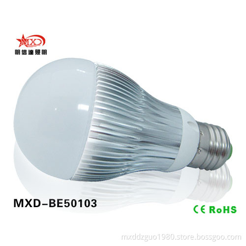Aluminum Body 5W Indoor LED Bulb Light